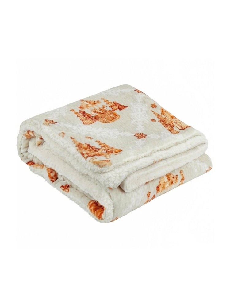 furn. Cloud Dust Gretel Sherpa Fleece Throw - Image 1 of 5
