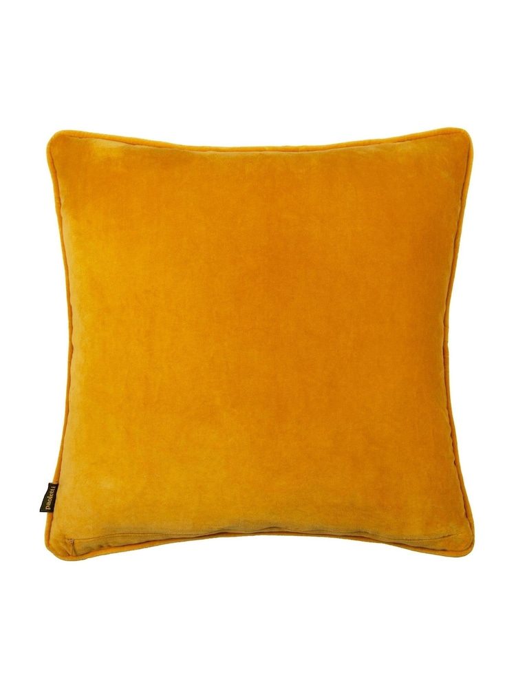 Paoletti Rose or Gold Seventy Three Chedworth Piped 100% Cotton Cushion - Image 2 of 4