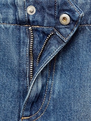 Mango Black Denim 100% Cotton Skirt - Image 6 of 6