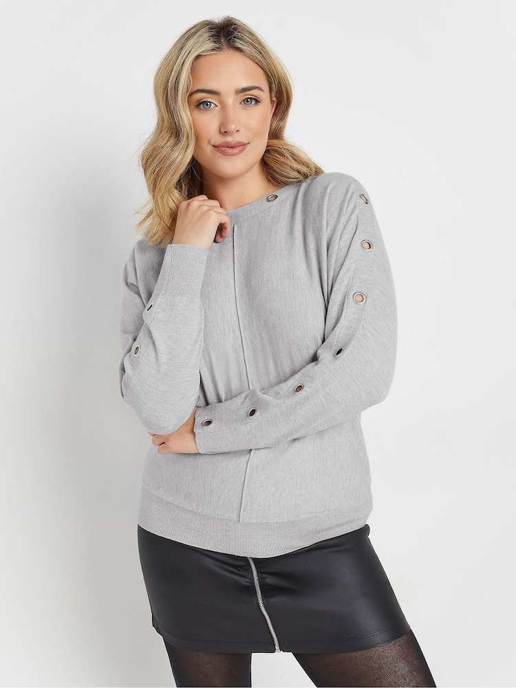 M&Co Batwing Eyelet Jumper - Bild 1 von 5