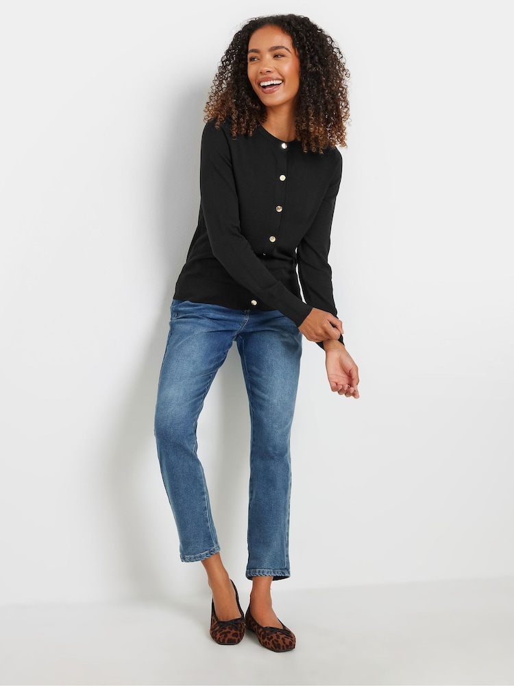 M&Co Black Popper Cardigan - Image 2 of 5
