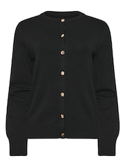 M&Co Black Popper Cardigan - Image 5 of 5