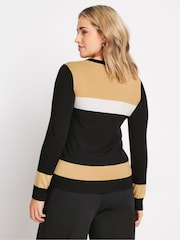 M&Co Black Colourblock Jumper - Image 3 of 5