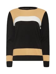 M&Co Black Colourblock Jumper - Image 5 of 5
