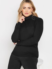 M&Co Black Basic Roll Neck Jumper - Image 1 of 5
