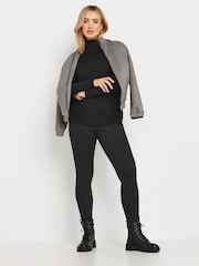 M&Co Black Basic Roll Neck Jumper - Image 4 of 5