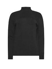 M&Co Black Basic Roll Neck Jumper - Image 5 of 5