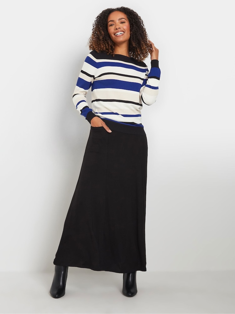 M&Co Blue Multi Stripe Jumper - Image 2 of 5