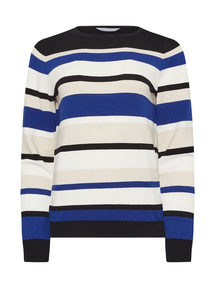 M&Co Blue Multi Stripe Jumper - Image 5 of 5