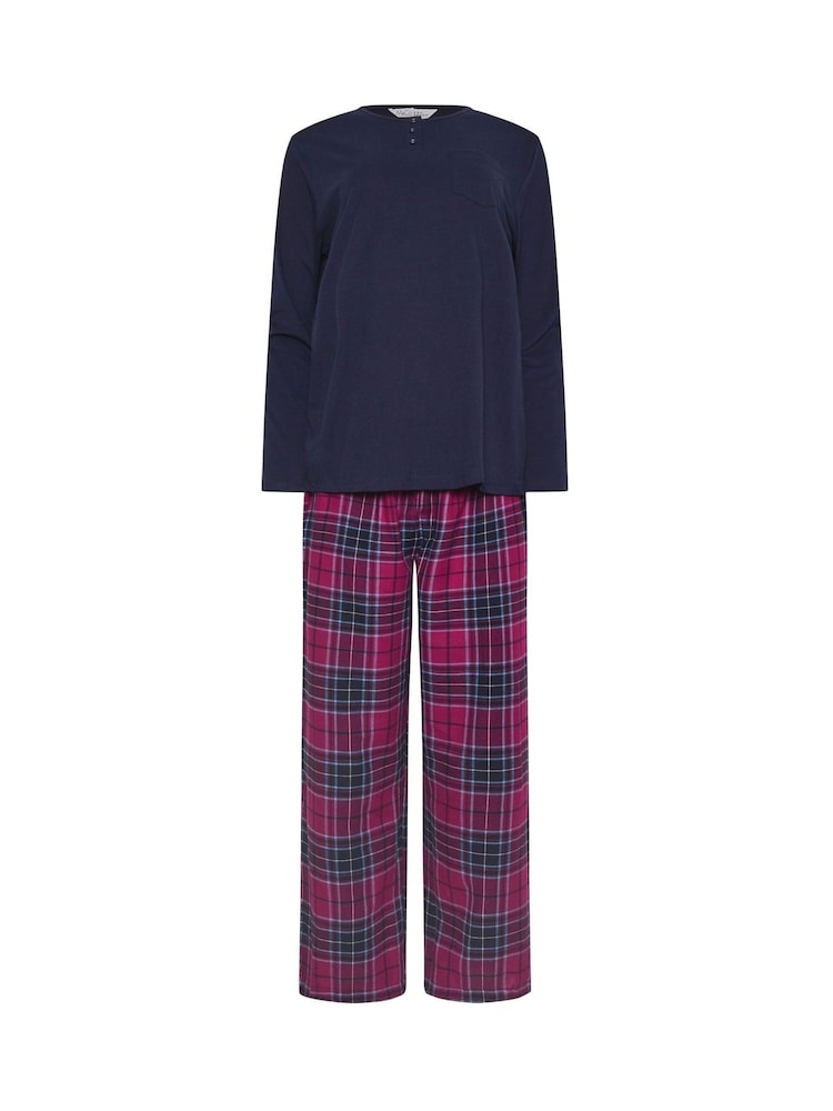 أزرق - M&Co Jersey Woven 100% Cotton Pyjamas Set - صورة 5 من 5