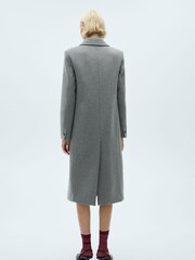 Mango Grey Wool Blend Coat - Image 2 of 7
