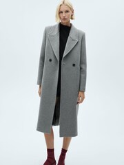 Mango Grey Wool Blend Coat - Image 3 of 7