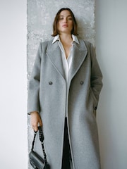 Mango Grey Wool Blend Coat - Image 5 of 7