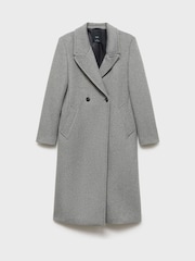 Mango Grey Wool Blend Coat - Image 6 of 7
