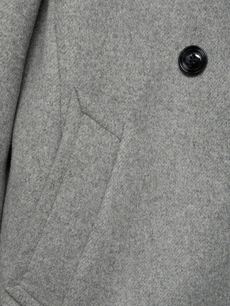 Mango Grey Wool Blend Coat - Image 7 of 7