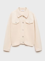 Mango Cream Knitted Jacket - Image 5 of 6