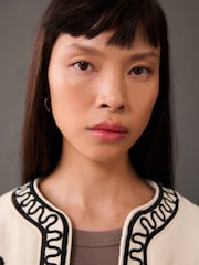Mango Cream Western Embroided Jacket - Image 4 of 6