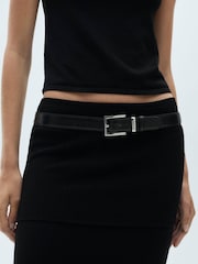 Mango Black Knitted Skirt - Image 4 of 6