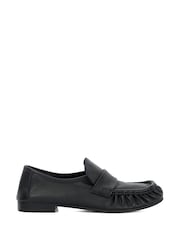 Dune London Black Gemi Soft Slim Sole Loafers - Image 2 of 6