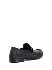 Dune London Black Gemi Soft Slim Sole Loafers - Image 4 of 6