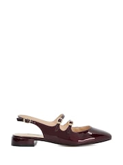 rdeča - Dune London Haily Multi Strap Slingback čevlji - Slika 2 iz 6