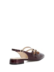 rdeča - Dune London Haily Multi Strap Slingback čevlji - Slika 4 iz 6