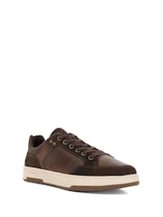Dune London Brown Teffla Trainers - Image 3 of 6