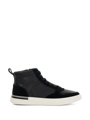 Negro - Dune London Strictly Stripe Sole Detail Trainers - Imagen 2 de 6