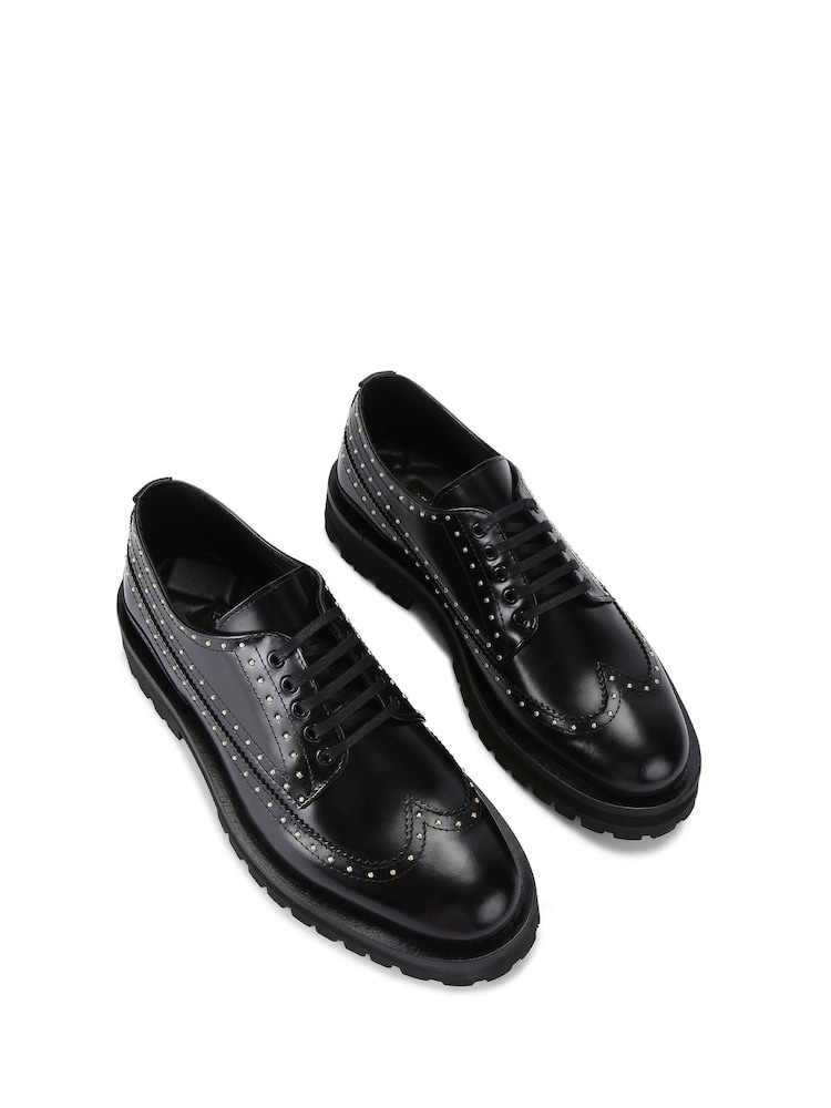 Kurt Geiger London Drayton Stud Black Shoes - Image 2 of 4
