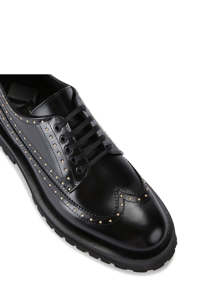 Kurt Geiger London Drayton Stud Black Shoes - Image 4 of 4