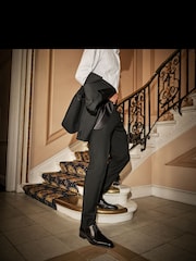 Dune London Black Salisbury Classic Derby Patent Shoes - Image 2 of 7