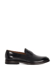 Dune London Black Surrey Suede Penny Loafers - Image 2 of 6