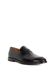Dune London Black Surrey Suede Penny Loafers - Image 3 of 6