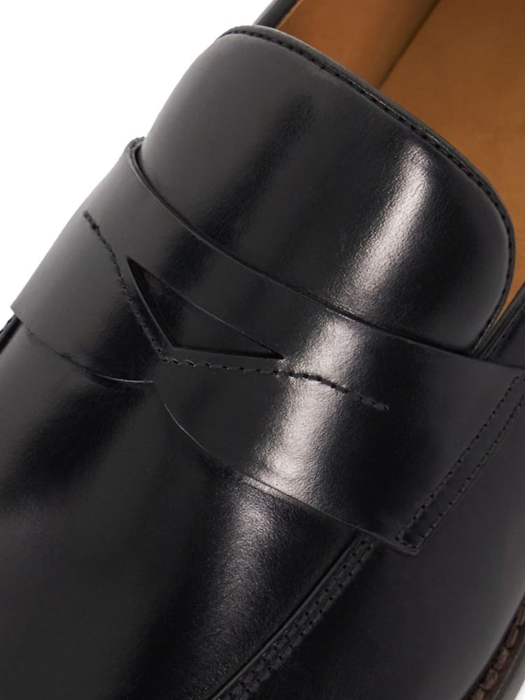 Dune London Black Surrey Suede Penny Loafers - Image 6 of 6
