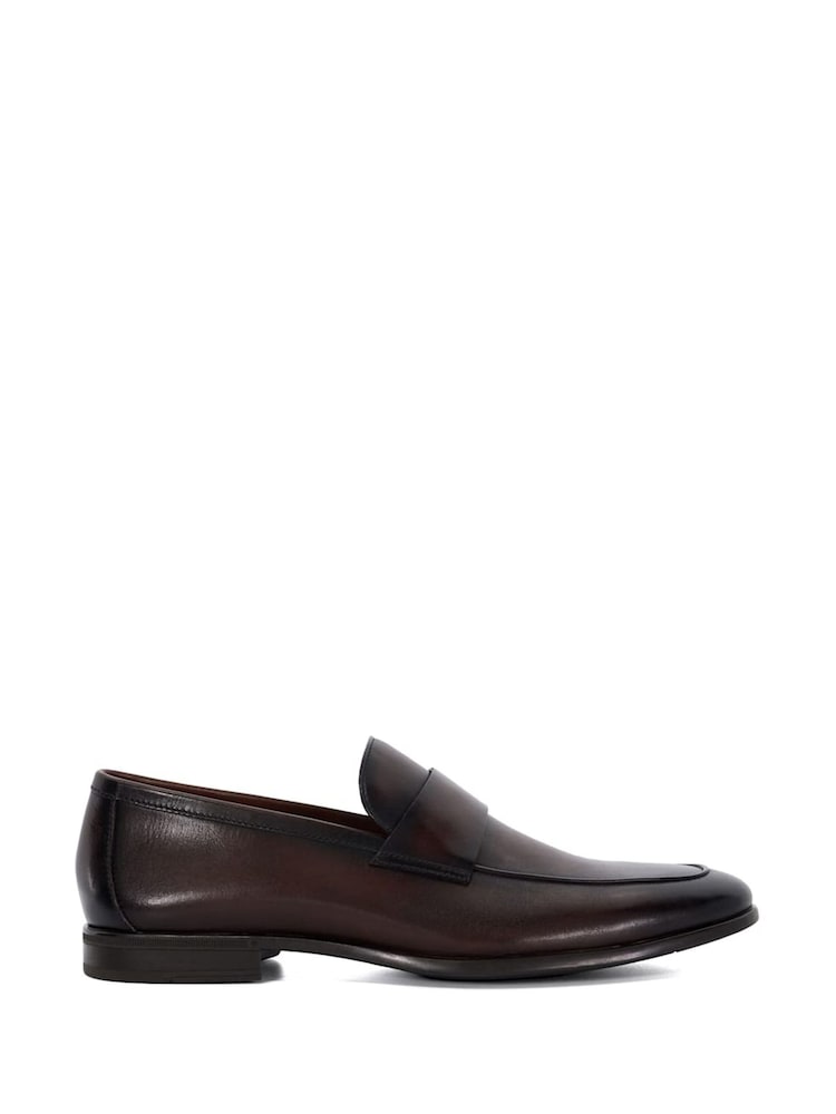 Dune London Brown Sylas Flex Sole Loafers - Image 2 of 6