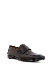 Dune London Brown Sylas Flex Sole Loafers - Image 3 of 6