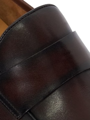 Dune London Brown Sylas Flex Sole Loafers - Image 6 of 6
