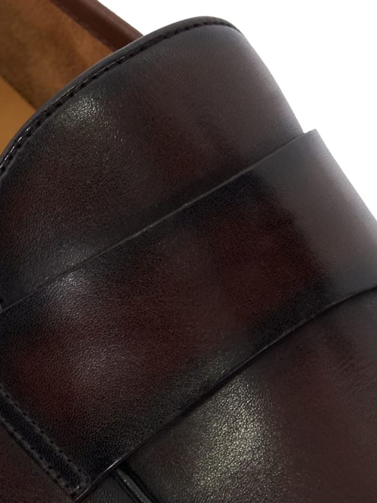 Dune London Brown Sylas Flex Sole Loafers - Image 6 of 6