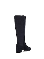 Dune London Blue Wide Fit Tayla Smart Stretch High Leg Boots - Image 4 of 6
