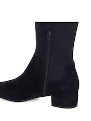 Dune London Blue Wide Fit Tayla Smart Stretch High Leg Boots - Image 6 of 6