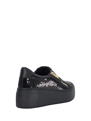 črna - Dune London Episodic 2 čevelj z debelim ploskim podplatom Slip On Trainers - Slika 4 iz 6