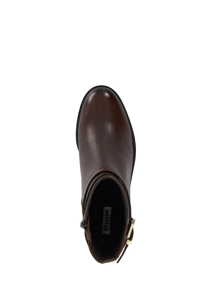 Brązowy - Buty Dune London Patter z podwójną klamrą - Image 5 of 6