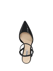 Dune London Black Standard Fit Classical Elasticated Open Court Shoes - Image 5 of 6