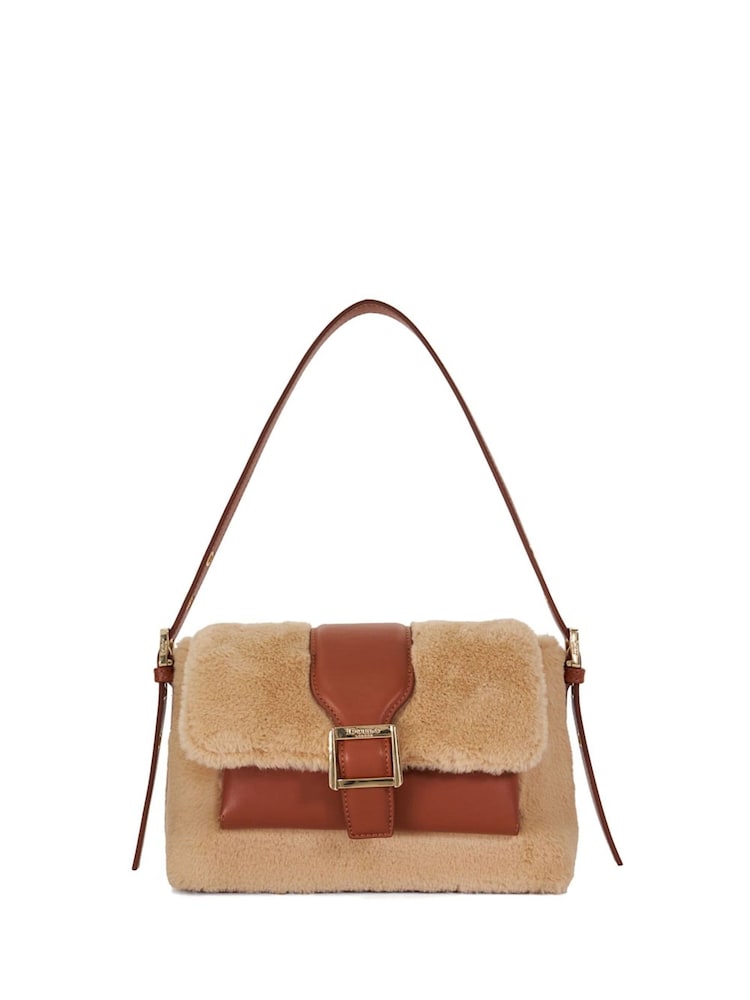 Dune London Cream Print Dara Pocket Front Shoulder Bag - Image 2 of 4