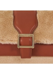 Dune London Cream Print Dara Pocket Front Shoulder Bag - Image 3 of 4