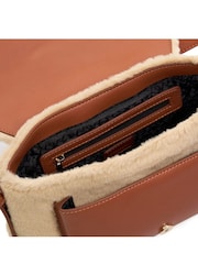 Dune London Cream Print Dara Pocket Front Shoulder Bag - Image 4 of 4