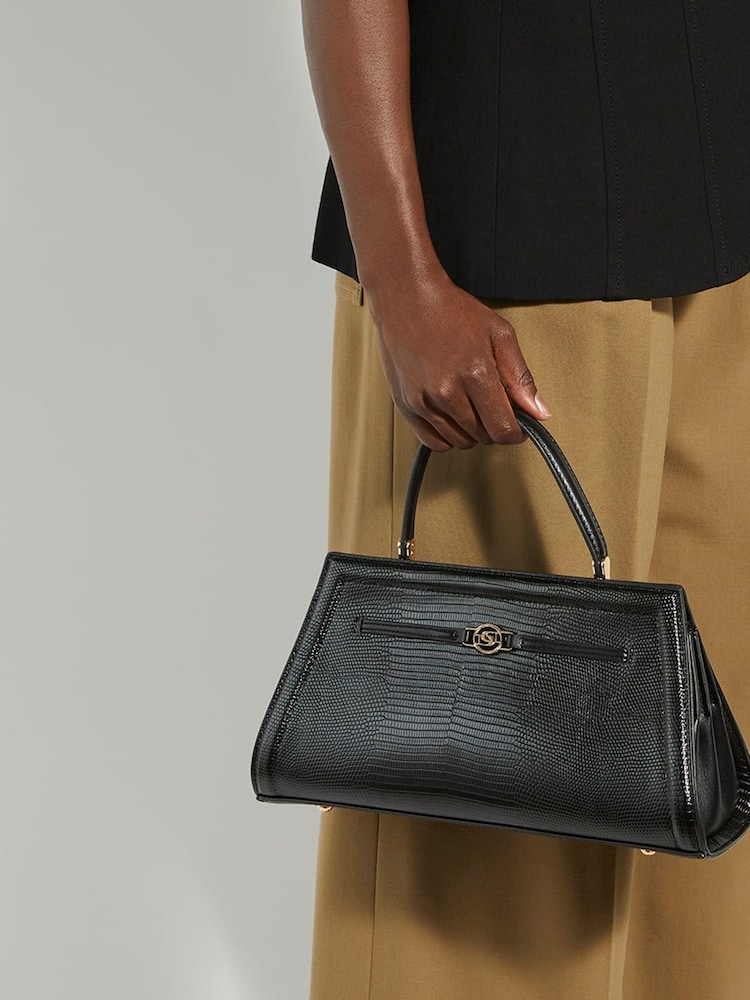 Dune London Black Dante M Medium Top Handle Lady Bag - Image 1 of 5