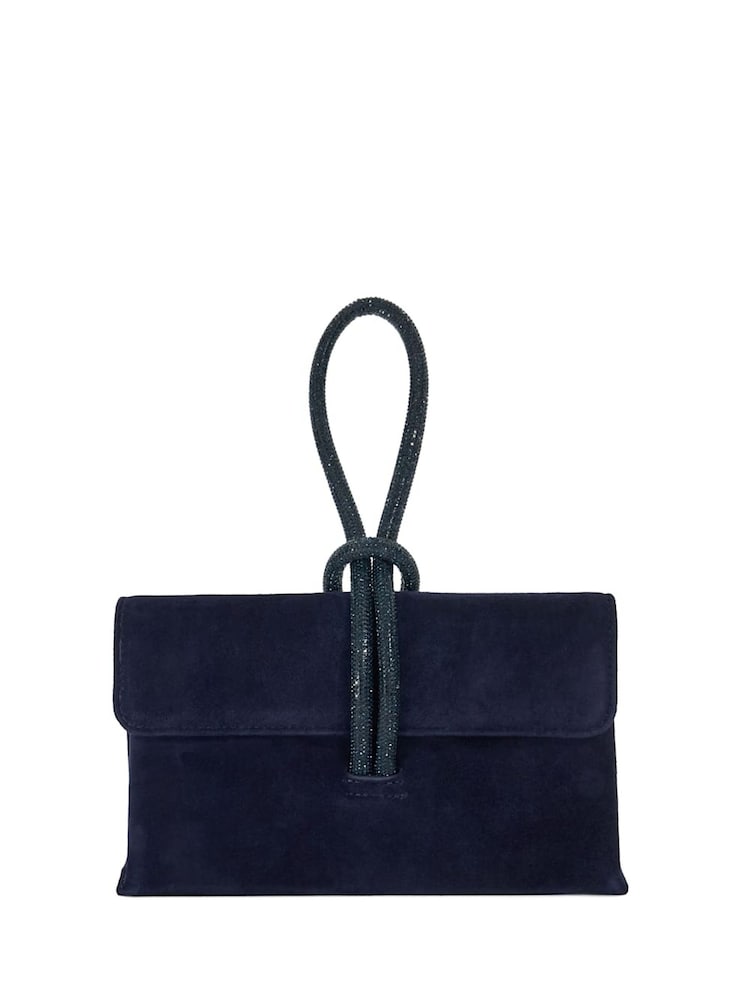 ТЕМНО-СИНИЙ/-ЗАМША - Dune London Brynie Handle Grab Bag - Изображение 2 из 5