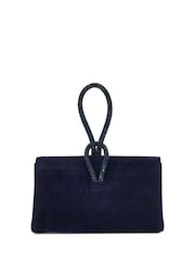 ТЕМНО-СИНИЙ/-ЗАМША - Dune London Brynie Handle Grab Bag - Изображение 3 из 5