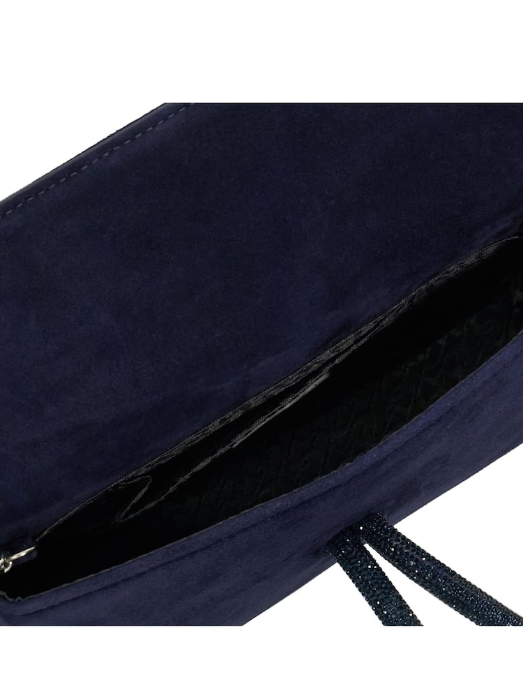 Dune London NAVY/-SUEDE Brynie Handle Grab Bag - Image 4 of 5